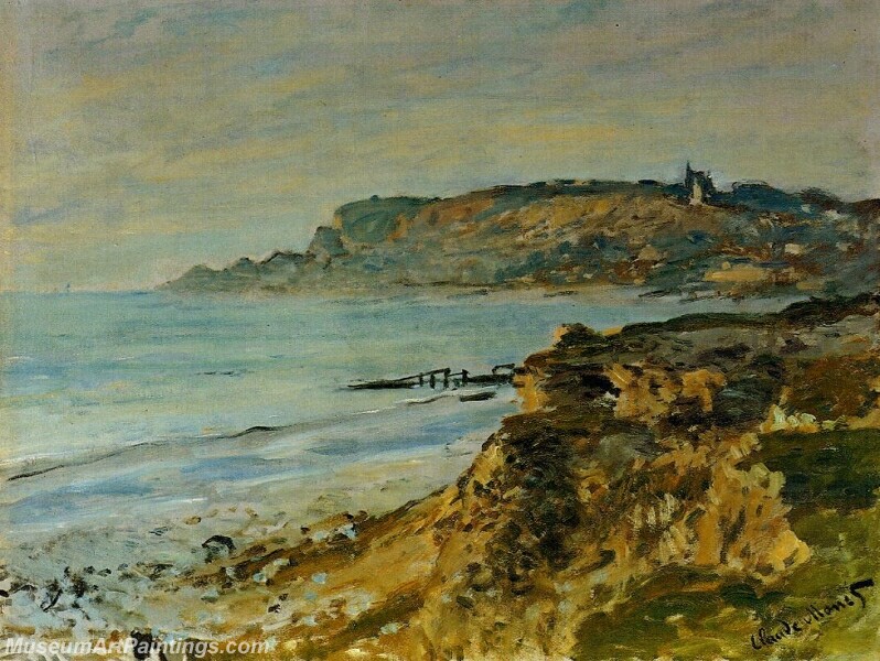 The Cliff at Sainte Adresse Painting