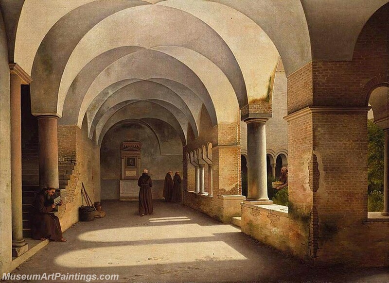 The Cloisters San Lorenzo fuori le mura Painting