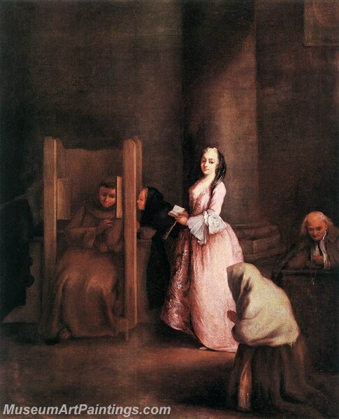 The Confession Painting