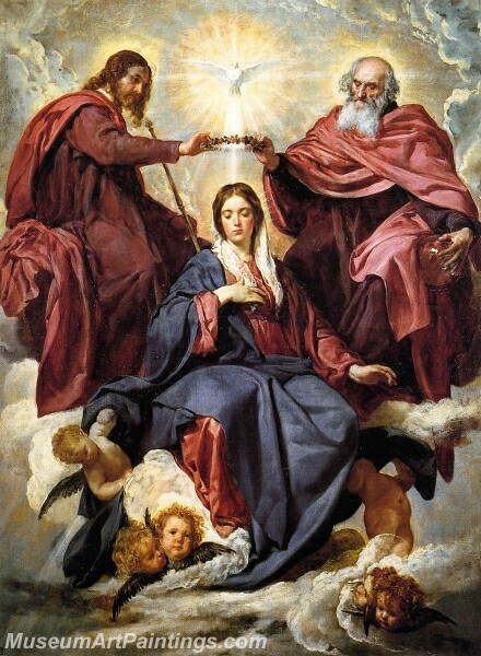 The Coronation of the Virgin Painting