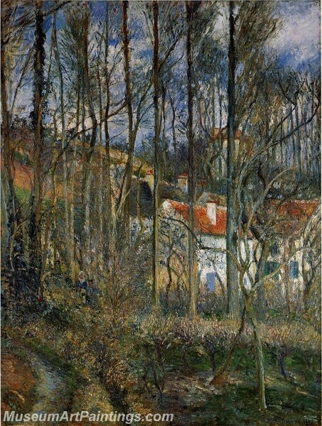 The Cote des Boeurs at lHermitage, near Pontoise Painting