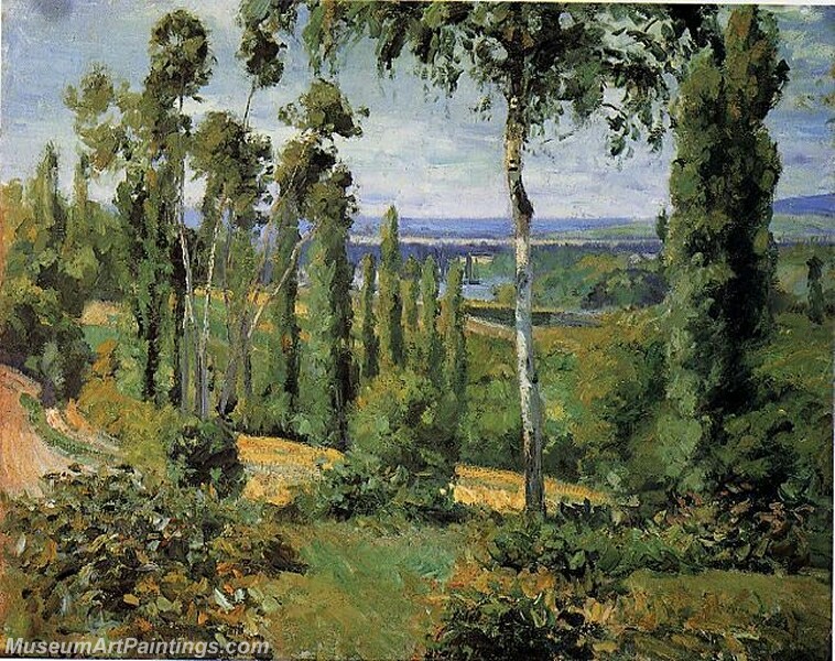 The Countryside in the Vicinity of Conflans Saint Honorine Painting