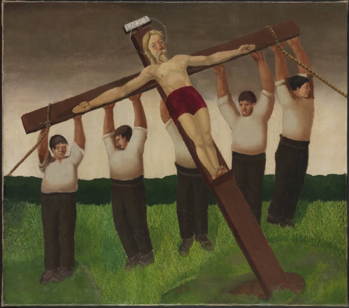 The Crucifixion by Gilbert Spencer