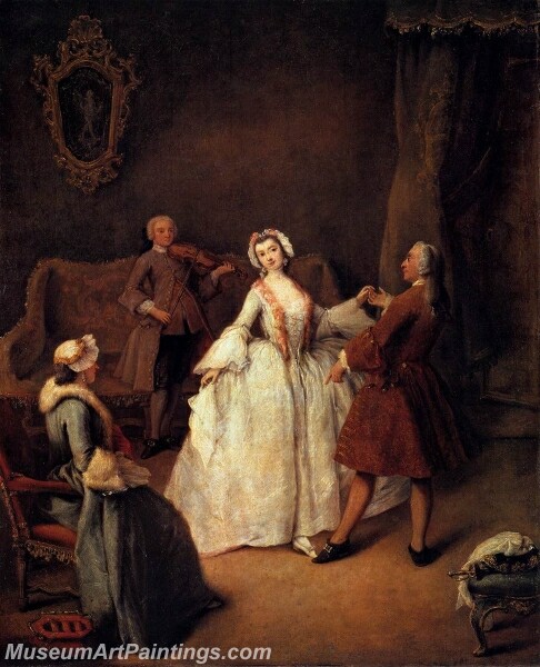 The Dancing Lesson Painting