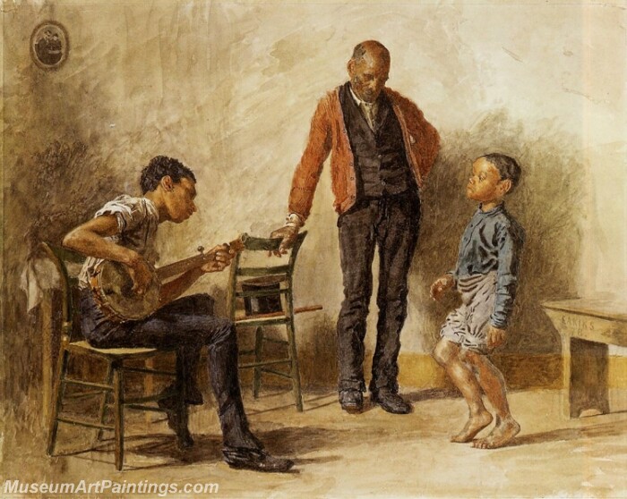 The Dancing Lesson Painting