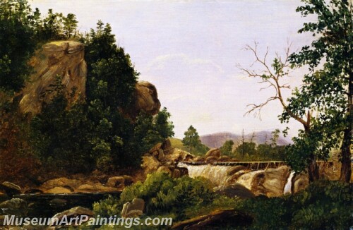 The Distant Waterfall Painting