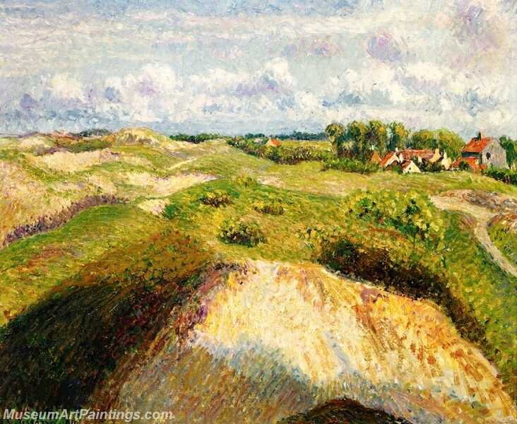 The Dunes at Knocke Belgium Painting