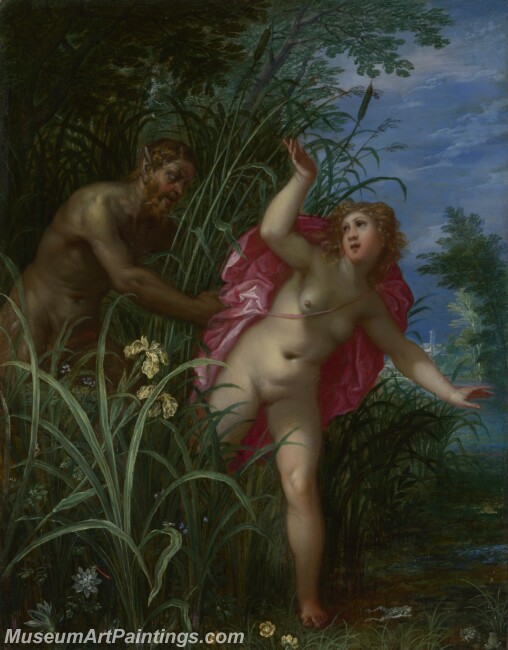 The Elder and Follower of Jan Brueghel the Elder Pan pursuing Syrinx