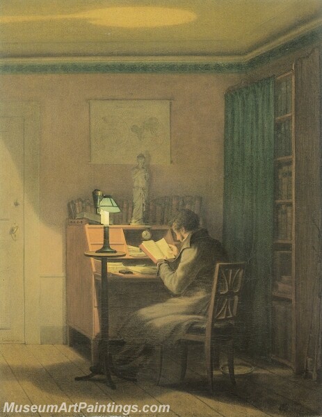 The Elegant Reader Painting