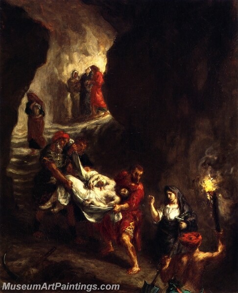 The Entombment Painting