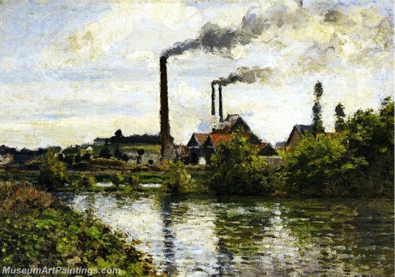 The Factory at Pontoise Painting