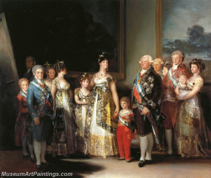 The Family of Chaffrles IV Painting