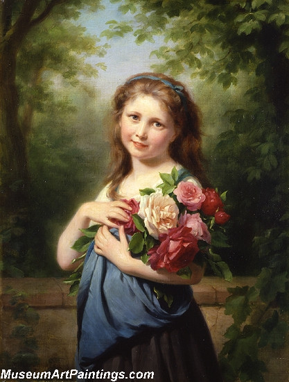 The Flower Gatherer Painting