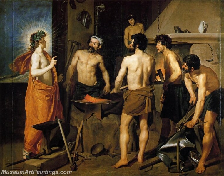 The Forge of Vulcan Painting