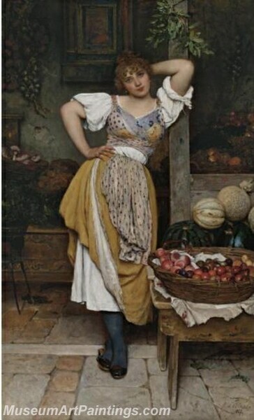 The Fruit Seller Painting