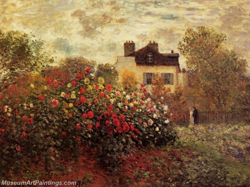 The Garden at Argenteuil Painting