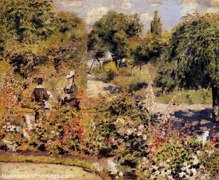 The Garden at Fontenay Painting