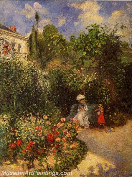 The Garden at Pontoise Painting