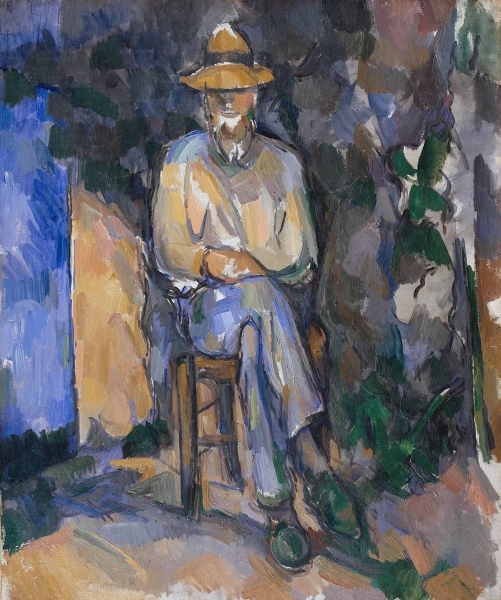 The Gardener Vallier by Paul Cezanne