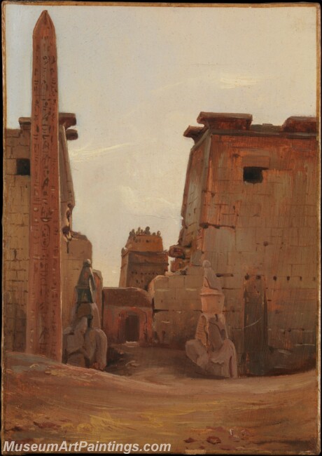 The Gate to the Temple of Luxor Painting