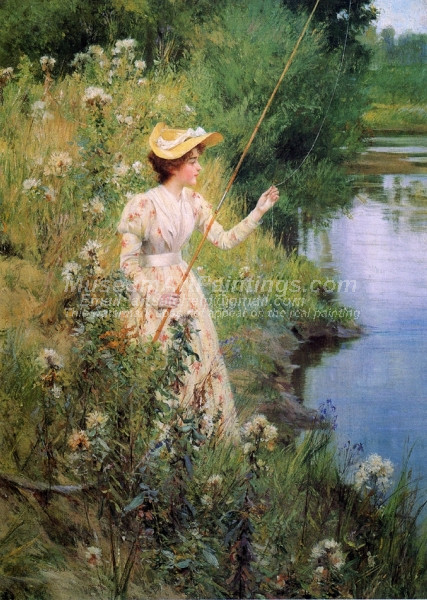 The Gentle Angler by Francis Coates Jones