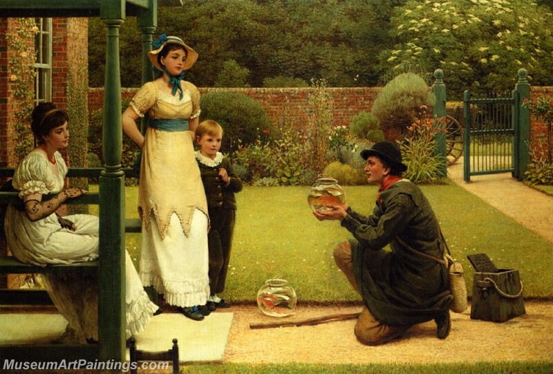 The Goldfish Seller Painting