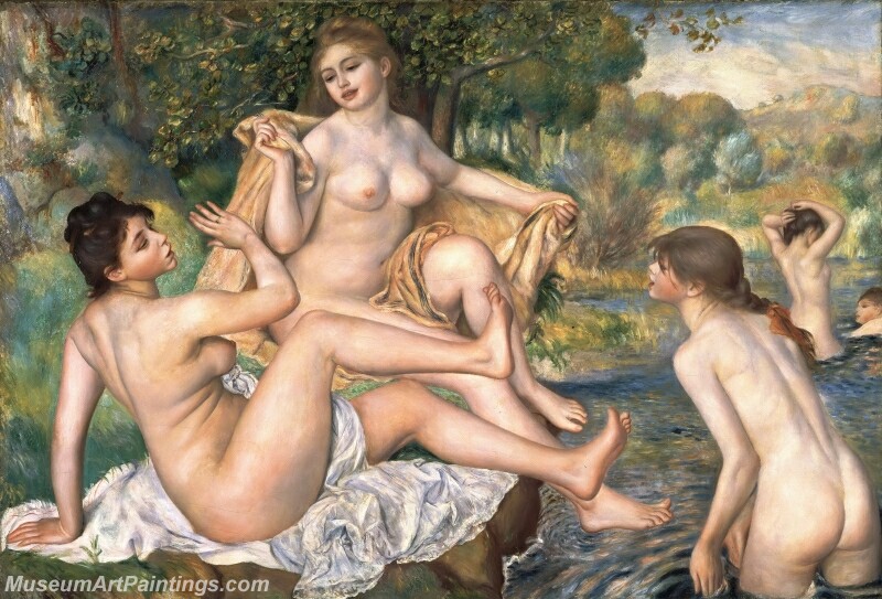 The Great Bathers Painting