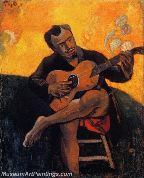 The Guitar Player Painting