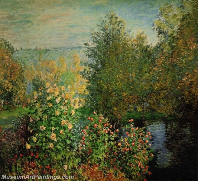 The Hoschedes Garden at Montgeron Painting