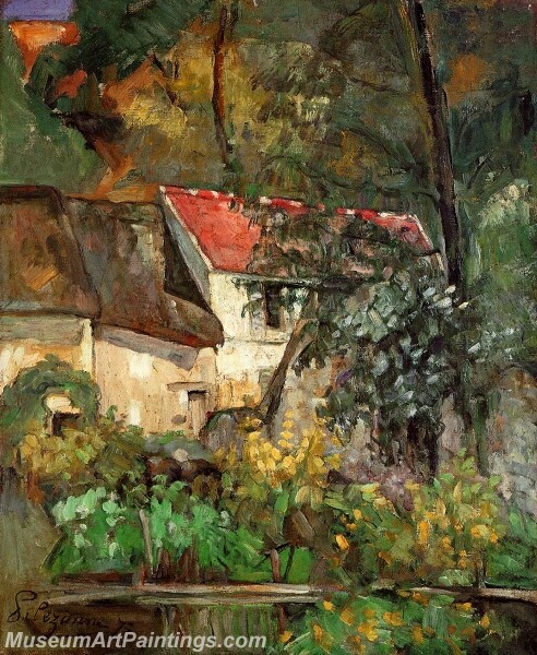 The House of Pere Lacroix in Auvers Painting