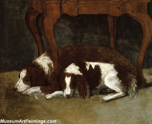 The Hunter Dogs Painting