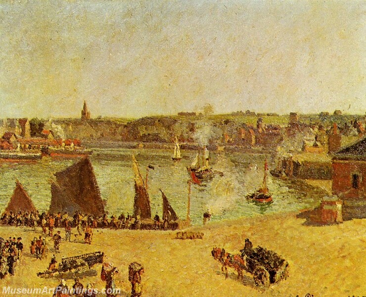 The Inner Harbor Dieppe Painting