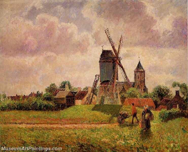 The Knocke Windmill Belgium Painting