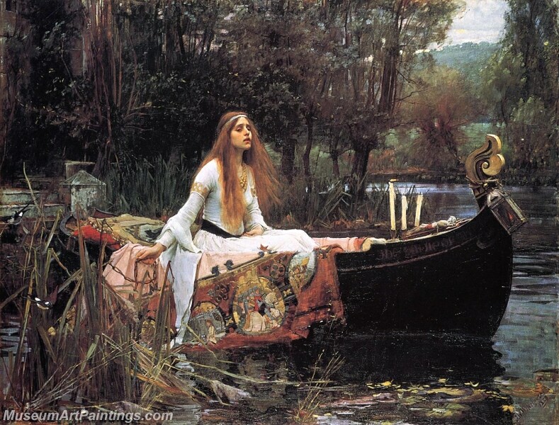 The Lady of Shalott Painting