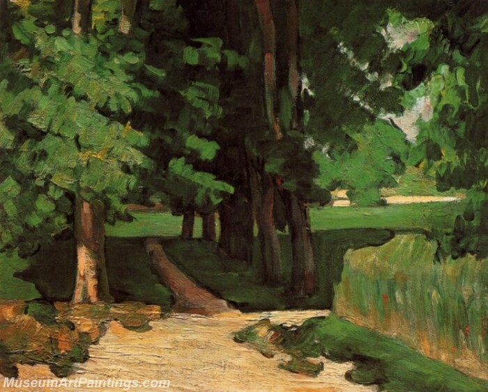 The Lane of Chestnut Trees at the Jas de Bouffan Painting