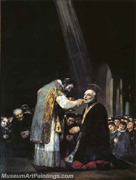 The Last Communion of St Joseph of Calasanz Painting