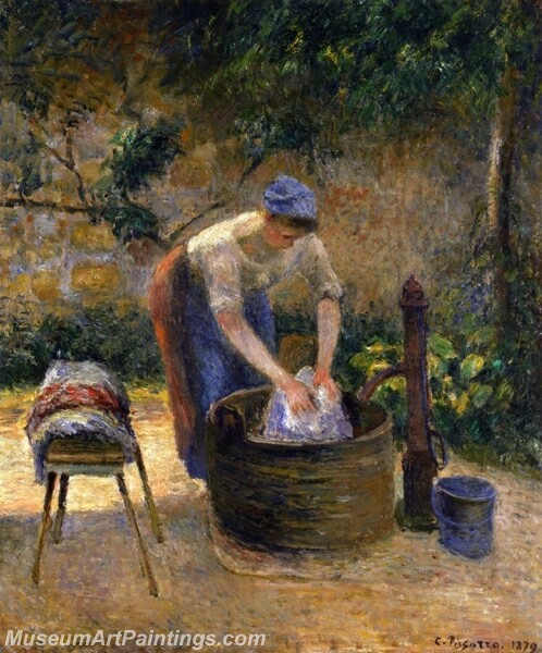 The Laundry Woman Painting