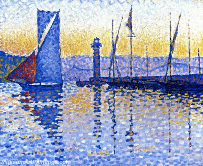 The Lighthouse Saint Tropez Painting