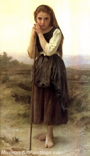 The Little Shepherdess Painting