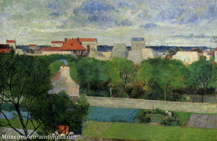 The Market Gardens of Vaugirard Painting