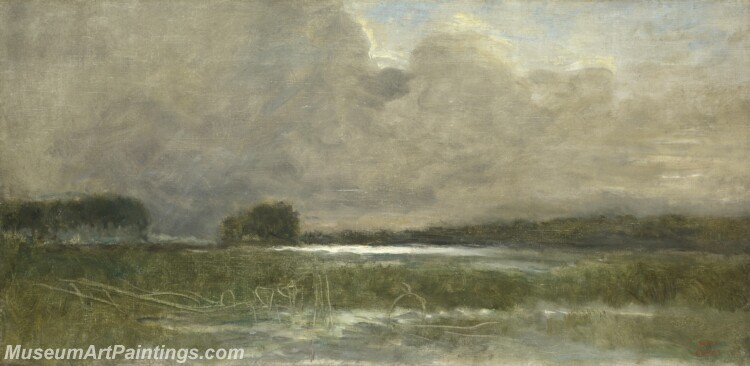 The Marsh at Arleux Painting