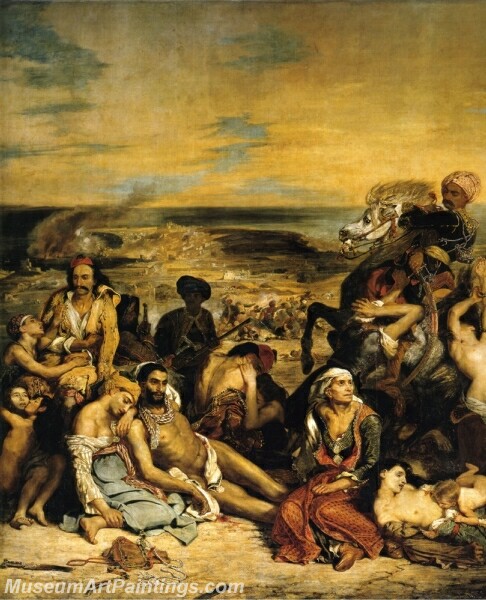 The Massacre of Chios Painting