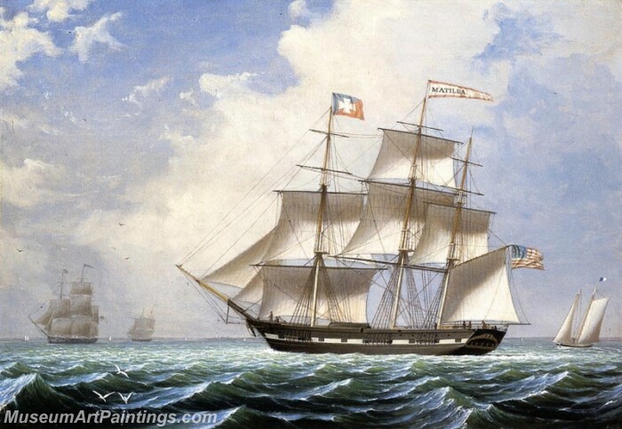 The Matilda under Sail Painting