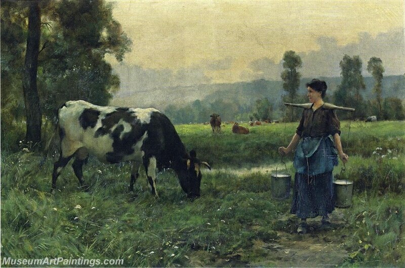 The Milkmaid 2 Painting