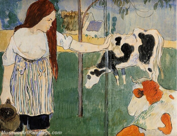 The Milkmaid Painting