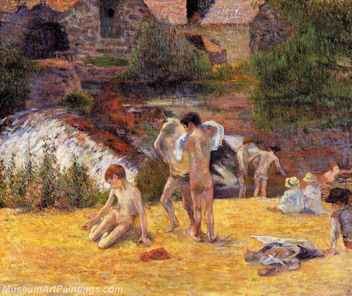 The Moulin du Bois dAmour Bathing Place Painting