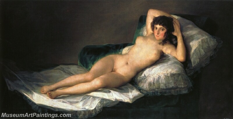 The Naked Maja Painting