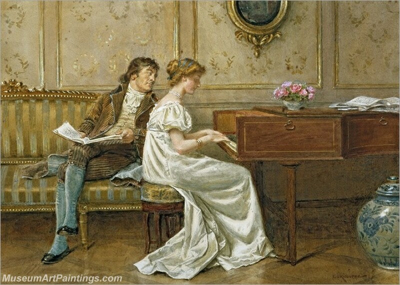 The New Spinet Painting
