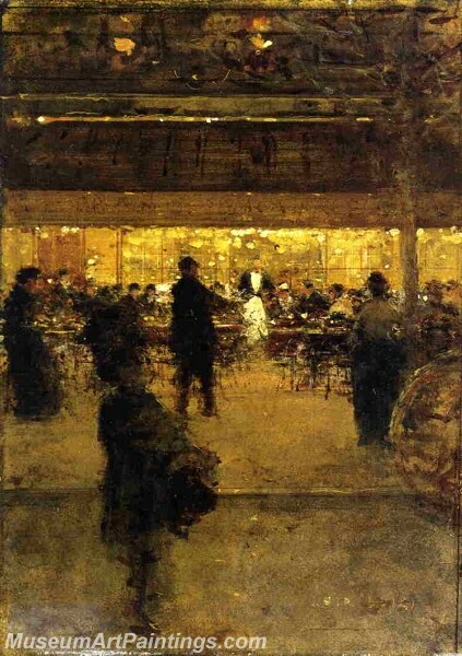 The Night Cafe Painting