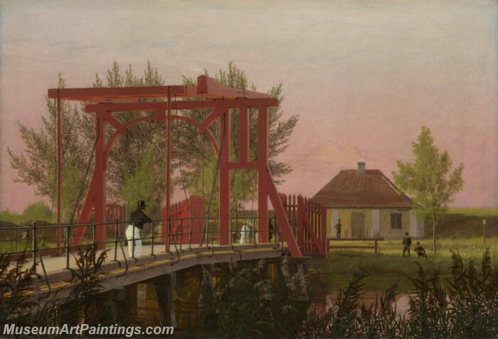 The Northern Drawbridge to the Citadel in Copenhagen Painting